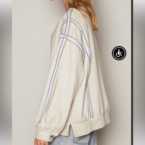 POL French Terry Top - Picture 4 of 5